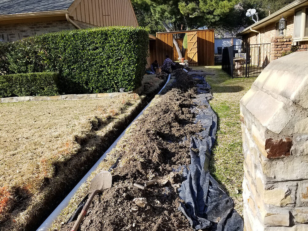 drainage correction 